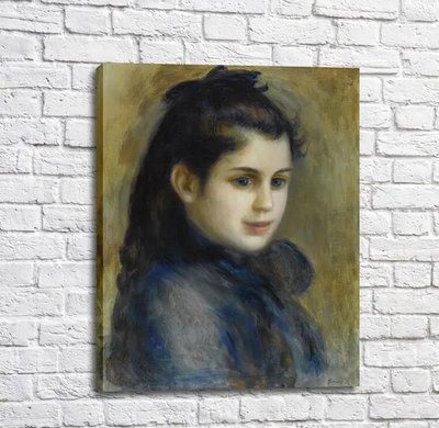 Картина Pierre Auguste Renoir The Head of Young Girl, 1875 Ren14294 фото