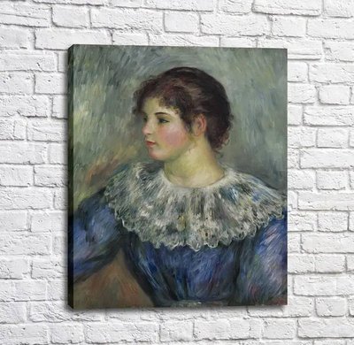 Картина Pierre Auguste Renoir Portrait of a Young Girl, 1893 Ren14244 фото