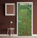 3Д наклейка на дверь, Маковое поле- Густав Климт ST331 фото 5