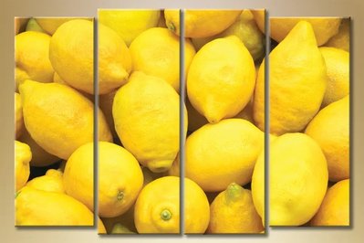 Модульные картины Полиптих, лимон Eda6688 фото