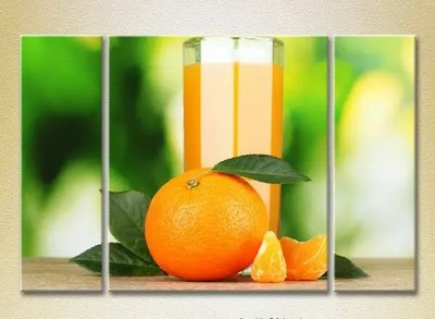 Модульные картины Апельсиновый сок Eda10788 фото