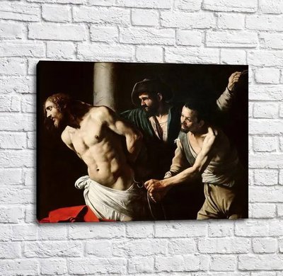 Pictură de Caravaggio, Flagelarea lui Hristos Kar13439 фото