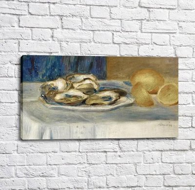 Картина Pierre Auguste Renoir Still Life with Lemons and Oysters, 1900 Ren14289 фото
