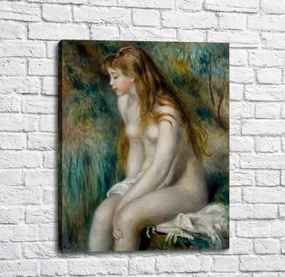 Pictură Auguste Renoir Tânără fată la baie 1892 Ren14039 фото