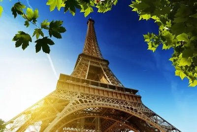 Fototapet Turnul Eiffel pe cerul albastru Ark1894 фото