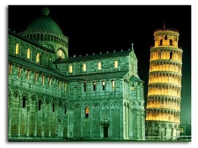 PhotoPoster Turnul înclinat din Pisa, Pisa, Italia Evr18885 фото