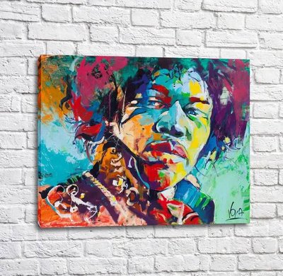 Poster Jimi Hendrix, acrilic Izv17579 фото