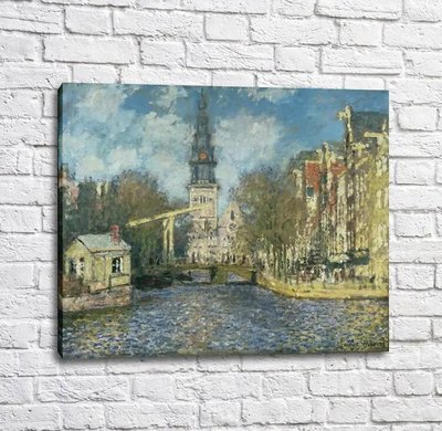 Картина Zuiderkerk in Amsterdam, 1874 Mon14495 фото