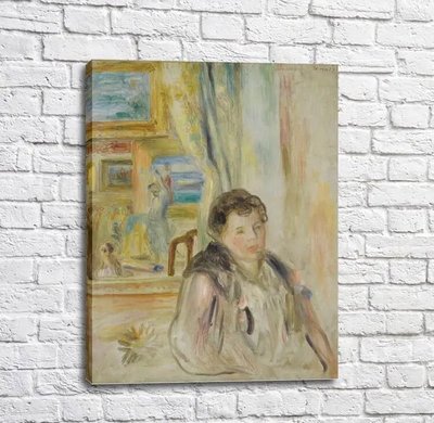 Картина Pierre Auguste Renoir Woman in the Interior Ren14345 фото