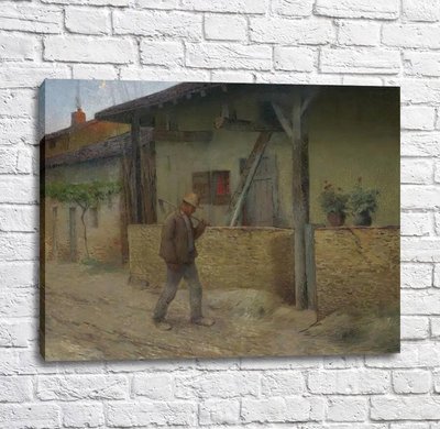Картина Анри Мартен - Возвращение с полей, 1890-1896 Imp12595 фото