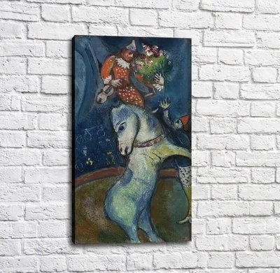 Картина Marc Chagall, Le cirquie, un cheval cabre Mar13645 фото
