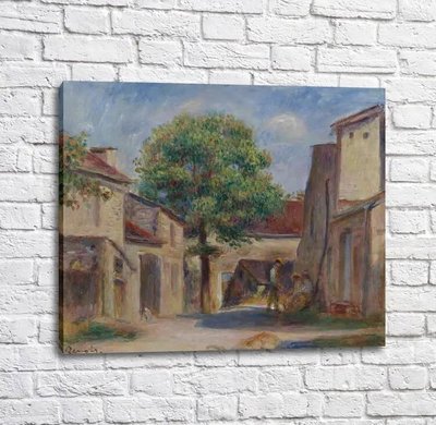 Картина Pierre Auguste Renoir The Farm Yard at Essoyes Ren14295 фото
