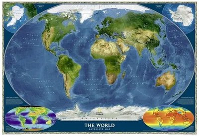 Карта мира - спутник (2001) Sov2045 фото
