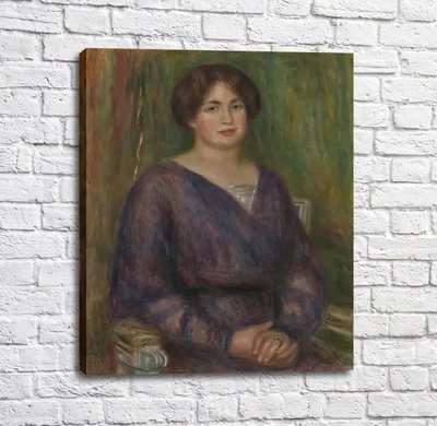 Картина Pierre Auguste Renoir Portrait of Mme Louis Prat, 1913 Ren14246 фото