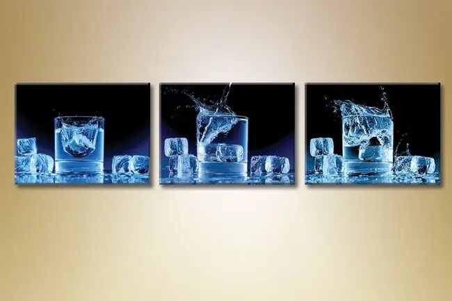 Модульные картины лед-и-вода3 Eda8545 фото