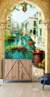 Фреска Арка с видом на каналы Венеции Fre5346 фото