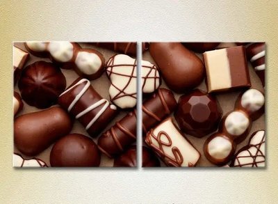 Модульные картины Шоколадные конфеты_02 Eda9546 фото