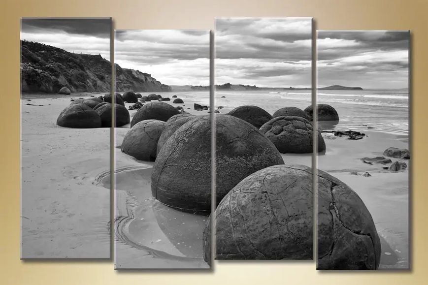 Модульные картины Полиптих, море камни 2 TCH8496 фото