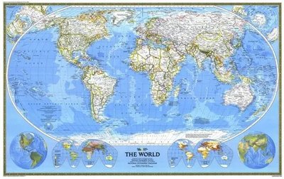 Карта мира (1988) Sta2047 фото