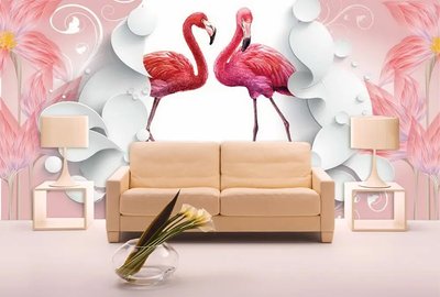 Fototapete 3D Flamingo rose 3D4947 фото