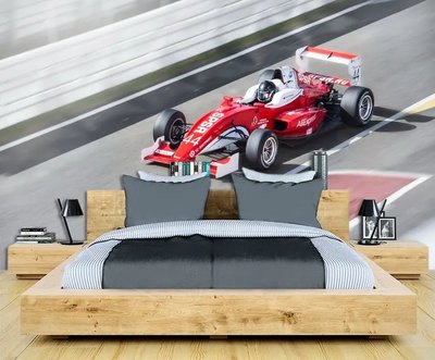 Mașină de Formula 1 pe pista de curse Spo3097 фото