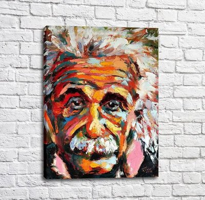 Постер Альберт Эйнштейн в стиле арт модерн Izv17582 фото