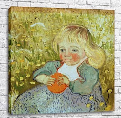 Картина Девочка с апельсином Van11647 фото