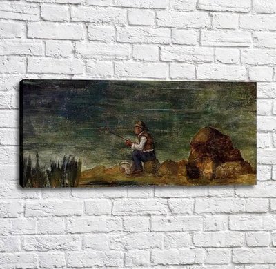 Картина Fisherman on the Rocks, 1862 64 Sez11889 фото