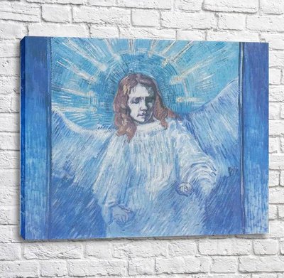 Pictură pe jumătate a unui înger, Van Gogh, 1889 Van11589 фото