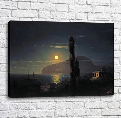 Pictură Noapte de lună în Crimeea. 1859 Ayv13449 фото