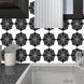 Placi ceramice cu modele negre P15 фото 1