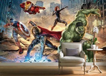 Fototapet - "Fototapet Personaje din filmul The Avengers, Marvel" Det3499 фото