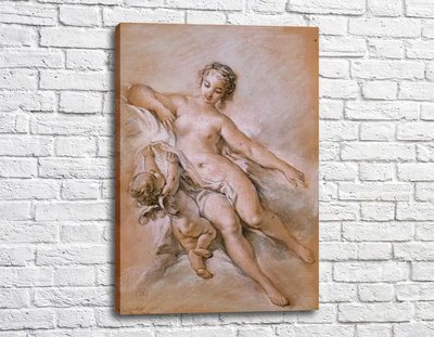 Картина Эскиз - Венера и Купидон Fra11399 фото