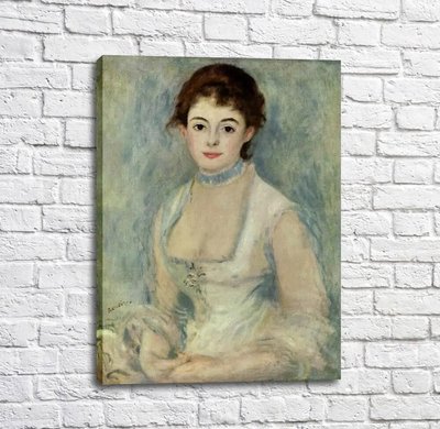 Картина Portrat der Madame Henriot, Ol auf Leinwand, 1876 Ren14000 фото