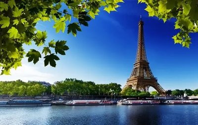 Fototapet Vedere de vară a Turnului Eiffel Ark1900 фото