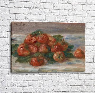 Pictură de Pierre Auguste Renoir Nature morte aux fraises Ren14201 фото