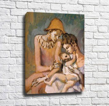 Fragment Picasso din Familia de acrobați cu maimuță, 1905 Pik11101 фото