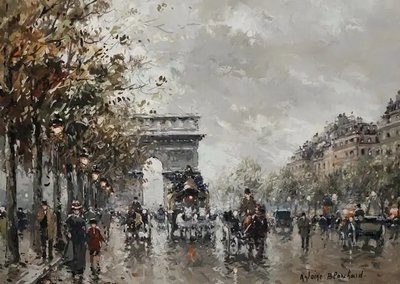 ФотоПостер Antoine Blanchard, Триумфальная арка (Arc de Triomphe, Paris) Ant18739 фото