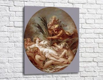 Картина Пан и Сиринга, художник Франсуа Буше Fra11452 фото
