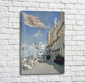 Картина The Hotel of Roches Noires, Trouville, 1870 Mon14403 фото