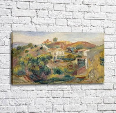 Картина Pierre Auguste Renoir Landscape with Houses, 1911 Ren14154 фото