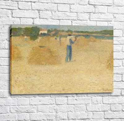 Картина Анри Мартен - Жнецы пшеницы, 1920 Imp12555 фото