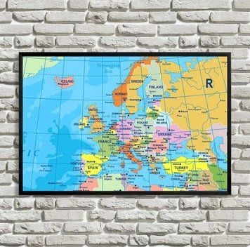 Harta politică a Europei Kar14875 фото