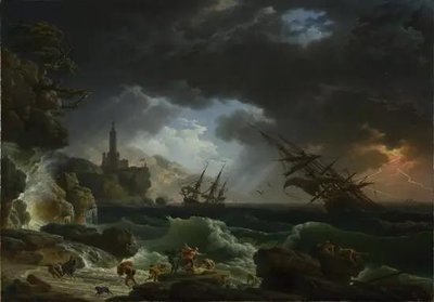 A Shipwreck in Stormy Мореs Mor12057 фото