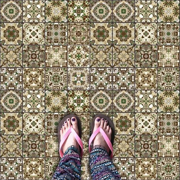 Placi ceramice cu modele in stil etnic P6 фото