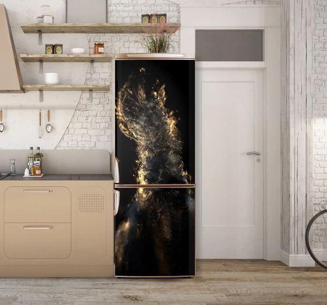Autocolant 3D pe usa, polen auriu ST265 фото