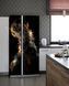 Autocolant 3D pe usa, polen auriu ST265 фото 3