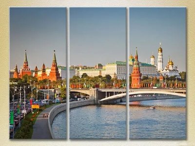 Модульные картины Вид на Кремль Gor7490 фото