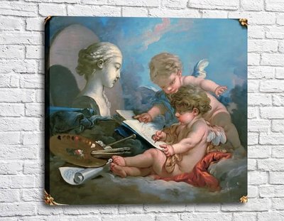 Картина Амуры - аллегория живописи Fra11440 фото