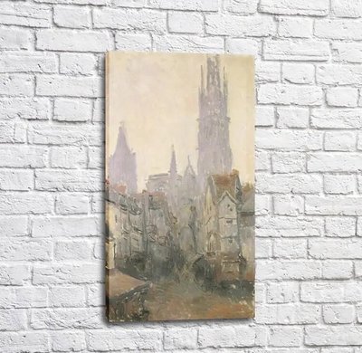 Картина The Street of Epicerie at Rouen, 1892 Mon14441 фото